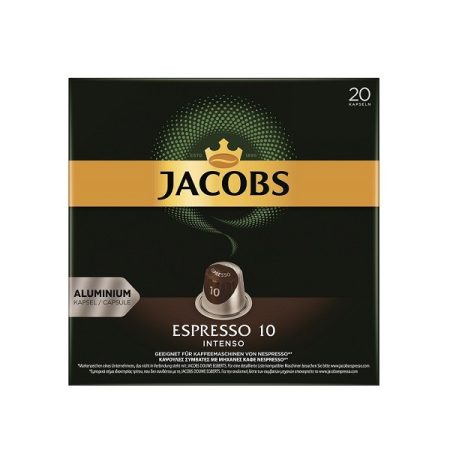 Douwe Egberts Jacobs Espresso Intenso Nespresso kompatibilis 20 db kávékapszula