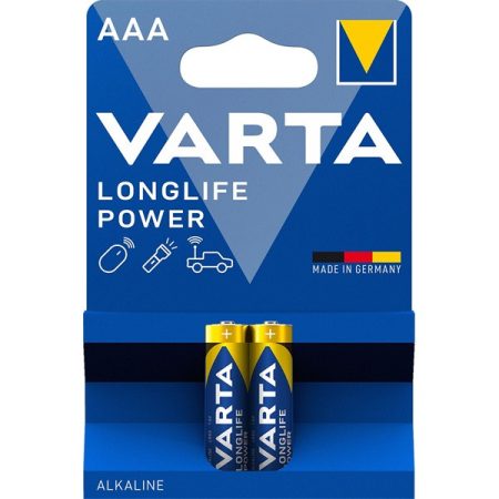 VARTA 4903121412 Longlife Power AAA (LR03) alkáli mikroceruza elem 2db/bliszter