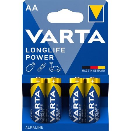 VARTA 4906121414 Longlife Power AA (LR6) alkáli ceruzaelem 4db/bliszter