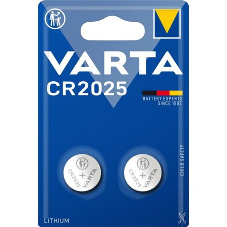VARTA 6025101402 CR2025 lítium gombelem 2db/bliszter