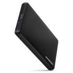   Axagon EE25-SL USB 3.2 fekete csavar nélküli külső HDD/SSD ház