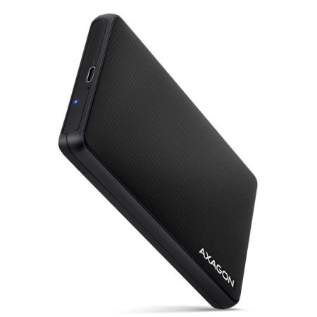 Axagon EE25-SLC USB 3.2 fekete csavar nélküli külső HDD/SSD ház Axagon EE25-SLC USB 3.2 fekete csavar nélküli külső HDD/SSD ház
