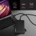 Axagon EE25-SLC USB 3.2 fekete csavar nélküli külső HDD/SSD ház Axagon EE25-SLC USB 3.2 fekete csavar nélküli külső HDD/SSD ház