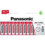   Panasonic Red Zinc AA ceruza 1.5V cink-mangán tartós elem 12db/csomag