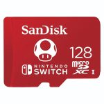   Sandisk 00183552 128GB SD micro (SDXC Class 10 UHS-I U3) Nintendo Switch memória kártya
