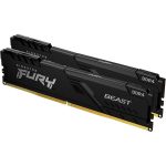   Kingston 64GB/3600MHz DDR-4 (Kit of 2) FURY Beast Black (KF436C18BBK2/64) memória