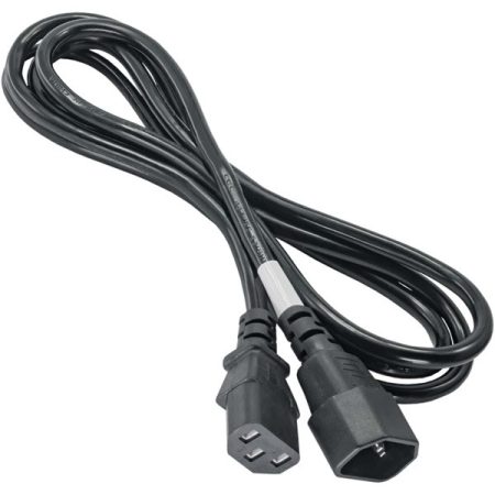 Akyga AK-PC-03A 1,8m IEC C14 - IEC C13 monitor / PC tápkábel hosszabító
