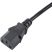Akyga AK-PC-03A 1,8m IEC C14 - IEC C13 monitor / PC tápkábel hosszabító