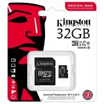   Kingston 32GB SD micro Industrial (SDHC Class 10 A1) (SDCIT2/32GB) memória kártya + olvasó