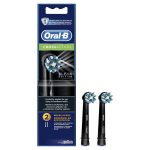 Oral-B CrossAction 2 db-os fekete fogkefefej szett