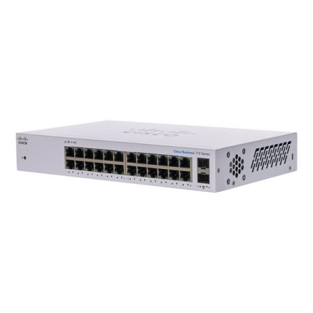 Cisco CBS110-24T 24x GbE LAN 2x combo GbE RJ45/SFP port nem menedzselhető switch Cisco CBS110-24T 24x GbE LAN 2x combo GbE RJ45/SFP port nem menedzselhető switch