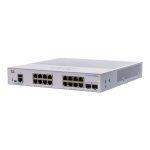   Cisco CBS250-16T-2G 16x GbE LAN 2x SFP port L3 menedzselhető switch