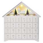   Emos DCWW02 2xAA/beltéri/meleg fehér/időzítős fa LED adventi naptár