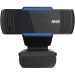 IRIS W-25 mikrofonos fekete/kék FullHD webkamera