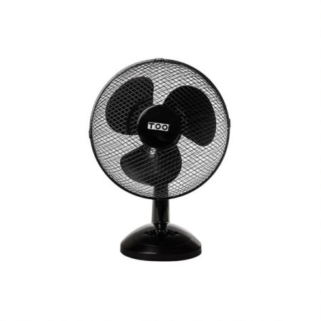 TOO FAND-30-201-B FJORD fekete asztali ventilátor 30cm