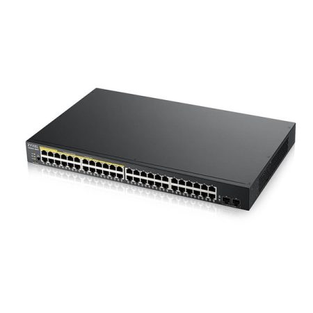 ZyXEL GS1900-48HPv2 48port GbE LAN PoE (170W) smart menedzselhető PoE switch ZyXEL GS1900-48HPv2 48port GbE LAN PoE (170W) smart menedzselhető PoE switch