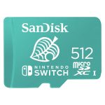   Sandisk 00186522 512GB SD micro (SDXC Class 10 UHS-I U3) Nintendo Switch memória kártya