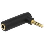   Delock 65364 3 pólusú Jack 3,5mm apa - anya hajlított hosszabbító adapter