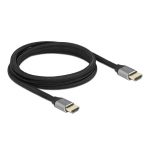   Delock 83996 2m Ultra nagy sebességű HDMI 48Gbps 8K 60Hz szürke kábel