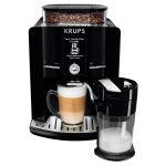   Krups EA829810 Latt'Espresso tejtartállyal fekete automata kávéfőző