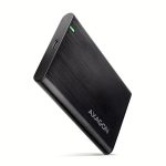   Axagon EE25-A6C USB 3.2 fekete csavar nélküli külső alumínium 2,5" HDD/SSD ház