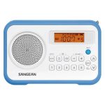   Sangean PR-D18W/B AM/FM-sztereó szintézeres kék hordozható rádió