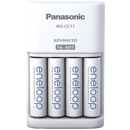 Panasonic Eneloop K-KJ17MCC40E AA 2000mAh akkutöltő +4xAA akku