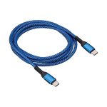   Akyga AK-USB-38 1,8m Type C - Type C kék adat- és töltőkábel