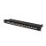 Lanberg PPS7-1024-B 19" 1U 24port Cat.7 FTP árnyékolt fekete patch panel