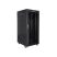 Lanberg FF01-8027-12BL 19" 27U SZÉL:800mm MÉLY:1000mm MAG:1431mm lapraszerelt LCD üvegajtós fekete rack szekrény