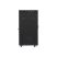 Lanberg FF01-8027-12BL 19" 27U SZÉL:800mm MÉLY:1000mm MAG:1431mm lapraszerelt LCD üvegajtós fekete rack szekrény