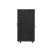 Lanberg FF01-8037-12BL 19" 37U SZÉL:800mm MÉLY:1000mm MAG:1883mm lapraszerelt LCD üvegajtós fekete rack szekrény