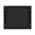 Lanberg WF01-6409-10B 19" 9U SZÉL:600 MÉLY:450 MAG:512 lapraszerelt üvegajtós fekete fali rack szekrény