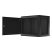 Lanberg WF01-6409-00B 19" 9U SZÉL:600mm MÉLY:450mm MAG:512mm lapraszerelt fémajtós fekete fali rack szekrény