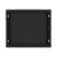 Lanberg WF01-6409-00B 19" 9U SZÉL:600mm MÉLY:450mm MAG:512mm lapraszerelt fémajtós fekete fali rack szekrény