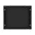 Lanberg WF01-6609-10B 19" 9U SZÉL:600 MÉLY:600 MAG:512 lapraszerelt üvegajtós fekete fali rack szekrény
