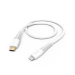   Hama 201603 FIC E3 Lightning - USB Type-C, 1,5m, fehér adatkábel