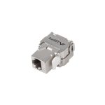   Lanberg KSF5-2000 Cat5e FTP 180°-os szerszám nélkül szerelhető árnyékolt RJ45 Keystone jack