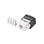   Lanberg KSU6-2000 Cat6 UTP 180°-os szerszám nélkül szerelhető árnyékolatlan RJ45 Keystone jack