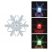 Somogyi KID 331 öntapadós, színváltó, beltéri LED-es karácsonyi hókristály ablakdísz