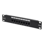   DIGITUS 10" 1U 8portos Cat5E árnyékolatlan patch panel