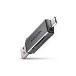   Axagon CRE-DAC Mobil USB 3.2 Gen 1 USB-C + USB-A SD/microSD mini kártyaolvasó
