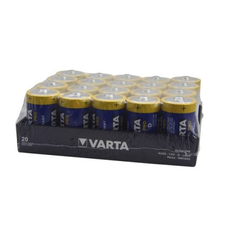 VARTA 4020211111 Industrial Pro D (LR20) alkáli góliát elem 20db/bliszter