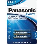   Panasonic EVOLTA LR03EGE/2BP 1,5V AAA/mikro szupertartós alkáli elem 2 db/csomag