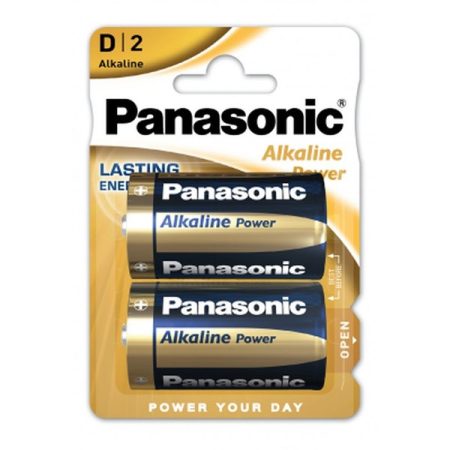 Panasonic LR20APB/2BP 1,5V D alkáli tartós góliát elem 2 db/csomag