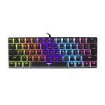   White Shark ASHIKO GK-2202B/R-US fekete mechanikus (red switch) gamer billentyűzet