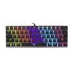   White Shark ASHIKO GK-2202B/R-US fekete mechanikus (red switch) gamer billentyűzet