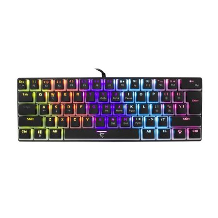 White Shark ASHIKO GK-2202B/BL-US fekete mechanikus (blue switch) gamer billentyűzet