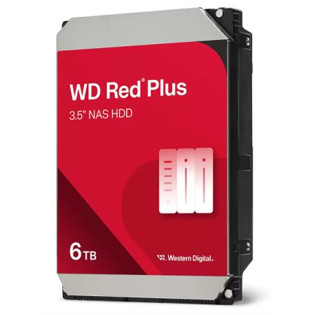 Western Digital 3,5" 6000GB belső SATAIII 5400RPM 256MB RED PLUS WD60EFPX winchester 3 év Western Digital 3,5" 6000GB belső SATAIII 5400RPM 256MB RED PLUS WD60EFPX winchester 3 év