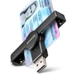   AXAGON CRE-SMPA USB Smart card PocketReader okos kártyaolvasó